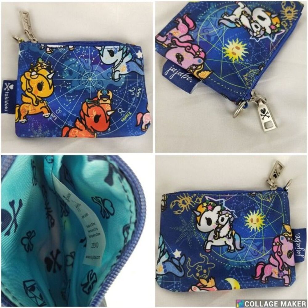 JuJuBe Coin Purse Tokidoki KITS Kawaii in the Sky CP Unicorno Zodiac Libra Star
